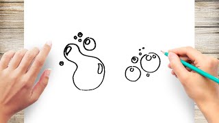 How to Draw Bubbles Step by Step Simple for Kids