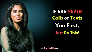 If She NEVER Calls Or Texts You First, Just Do This | Sadia Khan