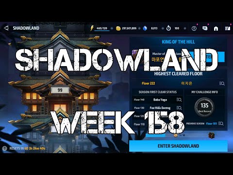 CLEARING SHADOWLAND AFTER T3 THOR WITH ALL UNIFORMS WEEK 158 MARVEL FUTURE FIGHT