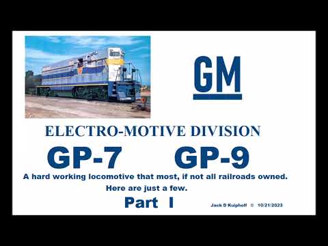 EMD GP7 GP9.  Hard working all purpose locomotives most railroads owned.  PART 1