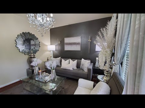 SPRING LIVING ROOM DECORATE WITH ME AND TOUR |WHITE...