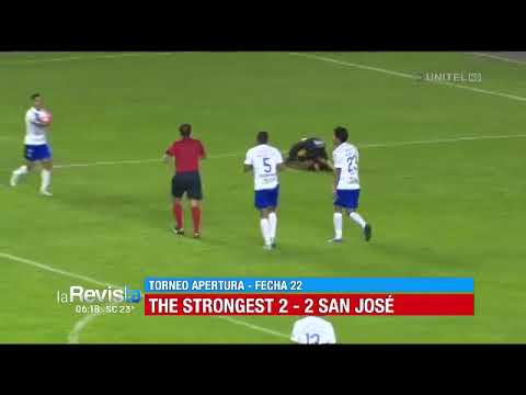 Apertura, fecha 22: The Strongest 2 - 2 San José
