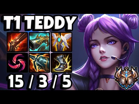 T1 Teddy KAISA ADC vs TRISTANA - Patch 11.10 Ranked Korea ✅
