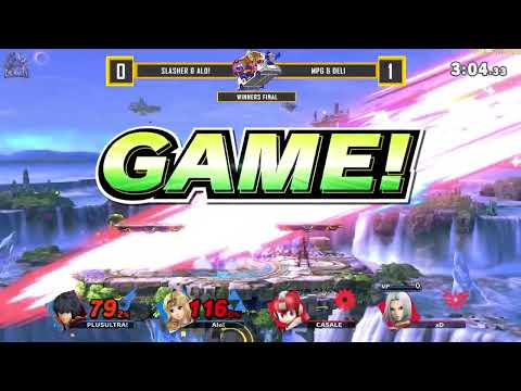 Regular Bairs #394 - SSBU Doubles - Winners Finals - Slasher & Alo! vs. MPg & Deli