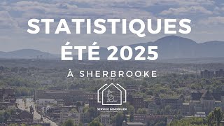 STATISTIQUES IMMOBILIÈRES de l'été 2025 à Sherbrooke🚀 - Immobilier Estrie
