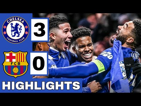🔵Chelsea vs Barcelona (3-0) Extended HIGHLIGHTS | UEFA Champions League
