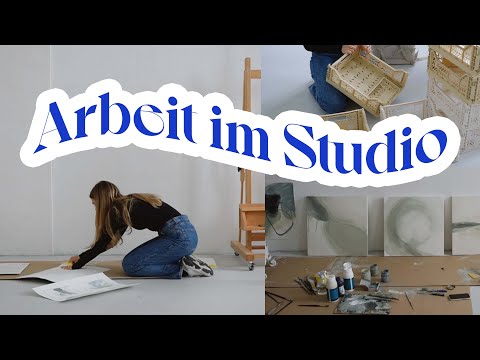 Meine Arbeit im ART STUDIO - Malerei & Organisation - Folge 03 // I'mJette