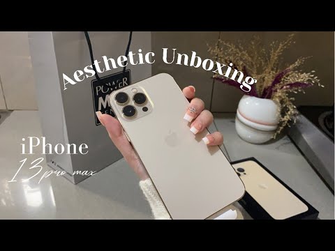 iphone 13 pro max gold unboxing + camera test