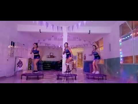 coreo AronChupa Flamingoz - Coco Song 🥥 🎶 #jumpingfitness #rebounder #minitrampoline