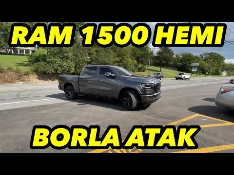 2021 RAM 1500 LIMITED 5.7L HEMI V8 DUAL EXHAUST w/ BORLA ATAK!