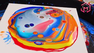 WHAT HAPPENED! Acrylic Pouring and Fluid Art for Therapy at Home