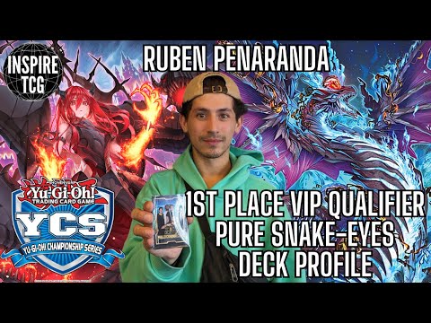 1st Place YCS Raleigh VIP Qualifier Pure Snake Eyes Deck Profile- [Ruben Penaranda]