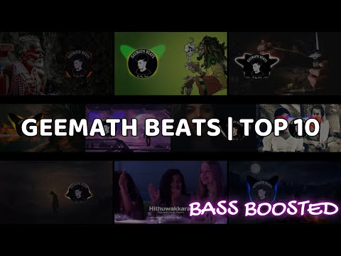 Geemath Beats Top 10 Collection @GeemathBeats | BASS BOOSTED | ONE MUSIC LK