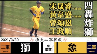[現場] 今日二軍戰報-宋晟睿、黃韋盛首轟