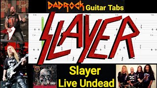 Live Undead - Slayer - Guitar + Bass TABS Lesson