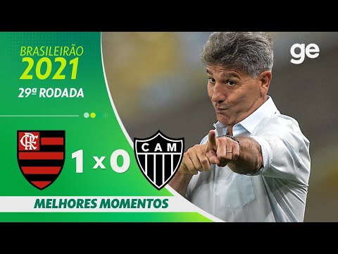 FLAMENGO 1 X 0 ATLÉTICO-MG | MELHORES MOMENTOS | 29ª RODADA BRASILEIRÃO 2021 | ge.globo