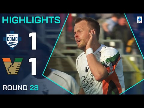 COMO-VENEZIA 1-1 | HIGHLIGHTS | Last-Second Gyrkjaer Equaliser For Venezia | Serie A 2024/25