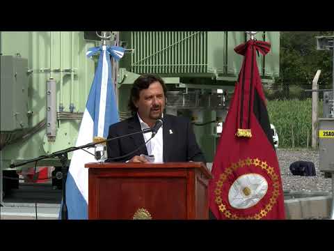Sáenz y el ministro del Interior inauguraron la Estación Transformadora San Agustín