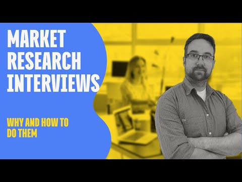 Market Research Interviews How and Why To Do Them