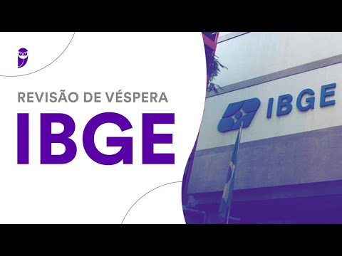 Revisão de Véspera IBGE - Agente de Pesquisa e Mapeamento - Supervisor de Coleta e Qualidade