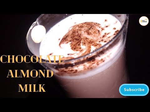How to make Chocolate Almond Milk | Chocolate almond milk recipe | Foodsy tripsy