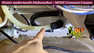 Water leaking under Dishwasher - Most common causes