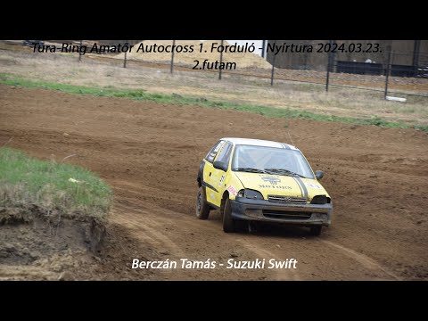 Berczán Tamás - Suzuki Swift Tura - Ring Amatőr Autocross 1.Forduló - Nyírtura 2024.03.23. 2.futam