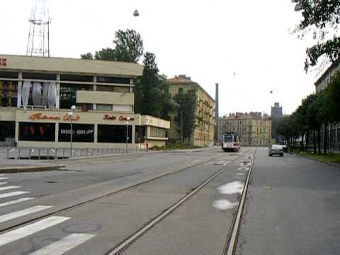 St. Petersburg LWS-86K 3027 in der Ulica Lva Tolstogo