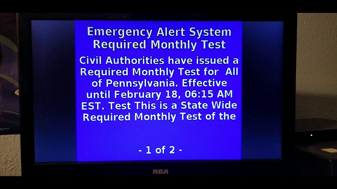 EAS Required Monthly Test 2/18/2021