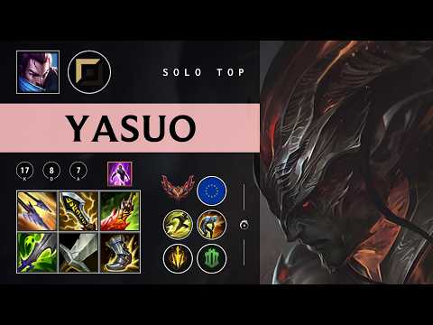 Yasuo Top vs Sett - EUW Grandmaster Patch 26.04