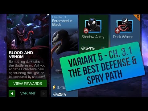Variant #5 Ch. 3.1 - Spiderman, Modok, Nova, Tigra, Black Widow DO, Wasp, Symbiote Spiderman | MCOC