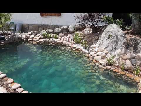 Estanque en Navacerrada de piedra