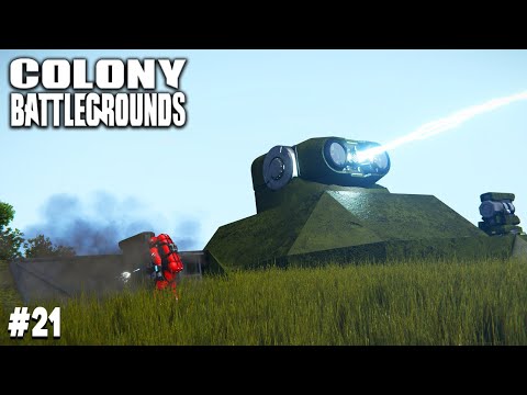 Defence Towers Online! - Space Engineers - Colony BATTLEGROUNDS - Ep #21