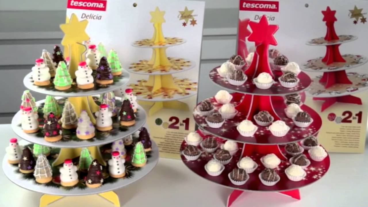 Alzata Natalizia a 3 Piani