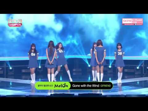 쇼 챔피언(쇼챔) 여자친구 컴백무대 (NAVILLERA)-나빌레라,(Gone with the Wind) 바람에 날려