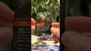 Riftbound | Pyke 🔪 #riftbound #pokemon #tcg #mtg #shortvideo #shorts #short #leagueoflegends #cards