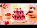 The Most Beautiful Miniature Oreo Strawberry Chocolate Cake Decorating Mini Sweet Land
