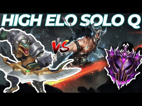 HOW TO APPROACH THE MATCHUP (Tryndamere vs Renekton) - High Elo Toplane Gameplay