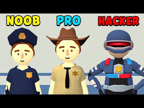 NOOB vs PRO vs HACKER - Let's Be Cops 3D - YouTube
