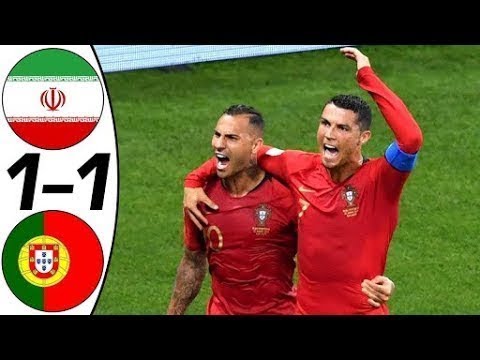 Iran vs Portugal 1 1  -  Goals & Highlightsl Rusia 2018 World Cup Russia