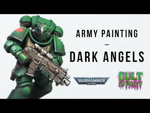 How to Paint DARK ANGELS Space Marines for Warhammer 40k