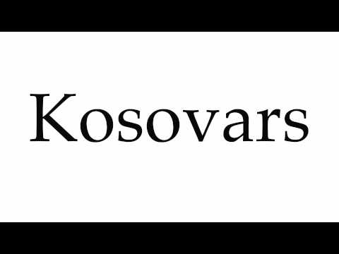 How to Pronounce Kosovars