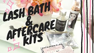 DIY Lash Baths || Lash Extensions Aftercare Kits