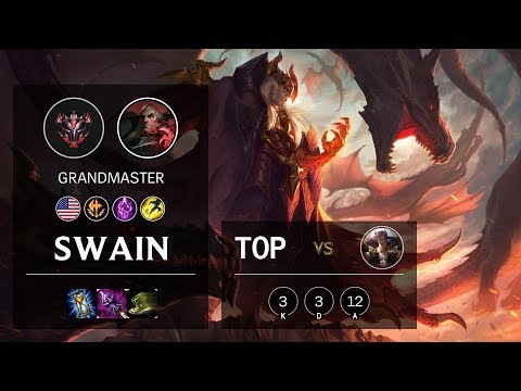 Swain Top vs Sett - NA Grandmaster Patch 10.4