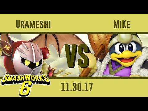 Urameshi (Meta Knight) vs MiKe (King DDD) - SmashWorks 6 - Wii U