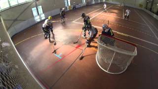 preview picture of video 'GoPro HERO3 - Roller Hockey Tigers Rochefort vs Evretz'