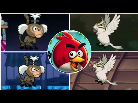 Angry Birds Rio - All Bosses (Boss Fights) No Item