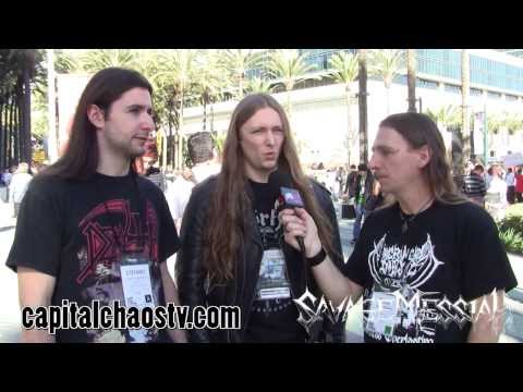 SAVAGE MESSIAH (interview) @ NAMM 2014 on CAPITALCHAOSTV.COM