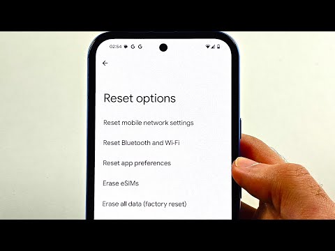 How To Reset Network Settings in Google Pixel 8a