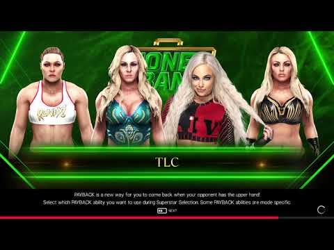 Charlotte Flair Vs Liv Morgan Vs Ronda Rousey Vs Mandy Rose TLC / WWE2K22/2K19-2K22MOD/60FPS